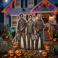 Life Size Zombie Outbreak Characters Premium Freestanding Halloween Cutouts Yard Sign Decor Party Prop